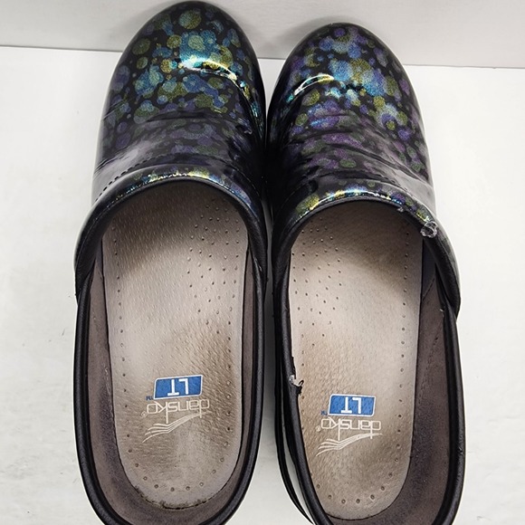 Dansko LT Pro Clogs Size 40 US 9.5-10 Patent Leather Comfort Nursing Slip On - Picture 5 of 11